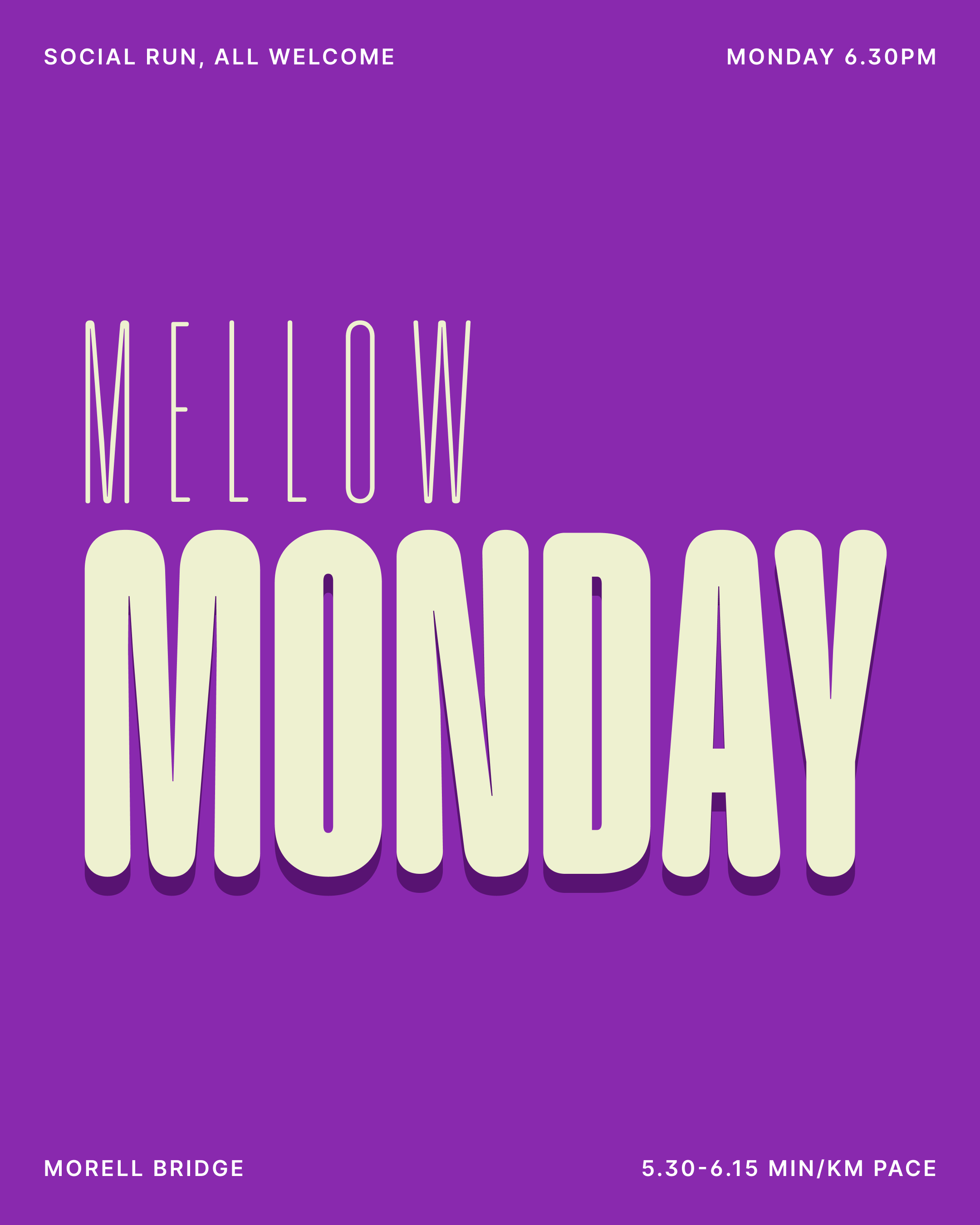 Mellow Monday poster