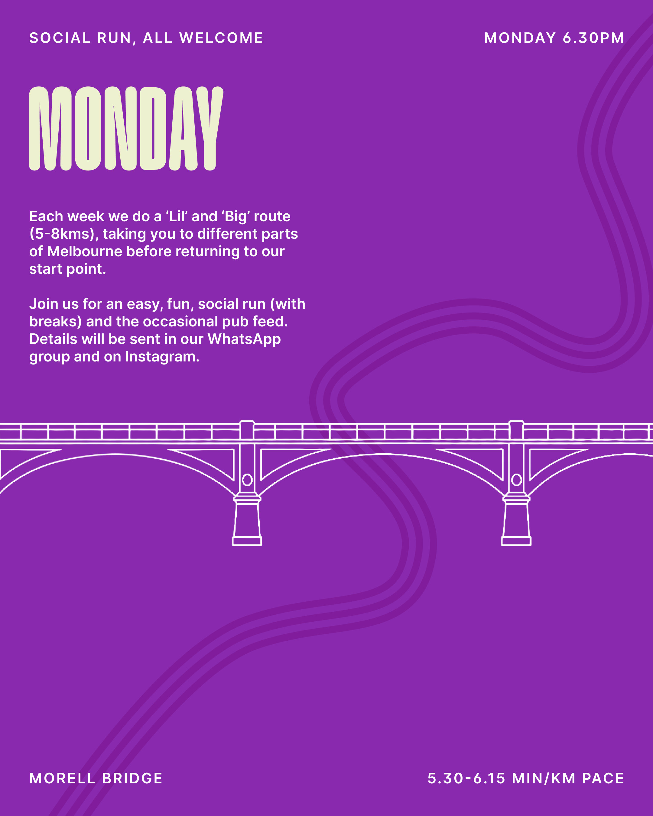 Mellow Monday detail poster